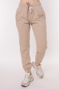 бежевый фото Женские спортивные штаны 900653 купить в Одессе по оптовым ценам