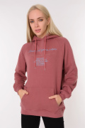 кирпичный фото Женская толстовка K9.0493 купить в Одессе по оптовым ценам