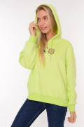 салатовый фото Женская толстовка K9.0381 купить в Одессе по оптовым ценам