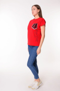 красный фото Женская футболка K9.00719 купить в Одессе по оптовым ценам