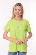 салатовый фото Женская футболка 900699 купить в Одессе по оптовым ценам