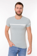 серо-голубой фото Мужская футболка 900724 купить в Одессе по оптовым ценам