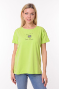 салатовый фото Женская футболка 900703 купить в Одессе по оптовым ценам