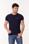 темно синий фото Мужская футболка Е9.0635 купить в Одессе по оптовым ценам