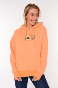 персик фото Женская толстовка K9.0381 купить в Одессе по оптовым ценам