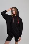 черный фото Женская толстовка K9.00588 купить в Одессе по оптовым ценам
