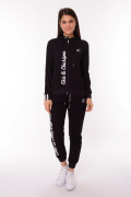 черный фото Женский спортивный костюм 900610-3 купить в Одессе по оптовым ценам