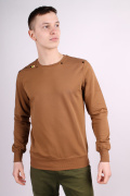 коричневый фото Мужской свитшот 00641 купить в Одессе по оптовым ценам