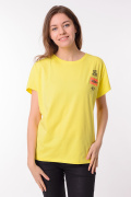желтый фото Женская футболка 900734 купить в Одессе по оптовым ценам