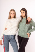 серый фото Женский свитер 4004 купить в Одессе по оптовым ценам