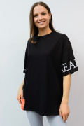 черный фото Женская футболка K9.00116 купить в Одессе по оптовым ценам