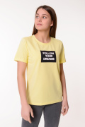 желтый фото Женская футболка К9.0690 купить в Одессе по оптовым ценам