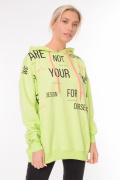 салатовый фото Женское худи 900583 купить в Одессе по оптовым ценам