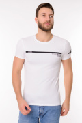 белый фото Мужская футболка 900724 купить в Одессе по оптовым ценам