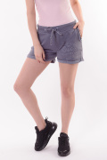 серый фото Женские шорты 900666 купить в Одессе по оптовым ценам