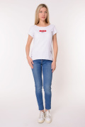 белый фото Женская футболка K9.00725 купить в Одессе по оптовым ценам