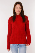 красный фото Женский свитер 4015 купить в Одессе по оптовым ценам