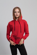 красный фото Женская толстовка K9.0626 купить в Одессе по оптовым ценам