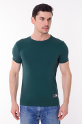 зеленый фото Мужская футболка 900719 купить в Одессе по оптовым ценам