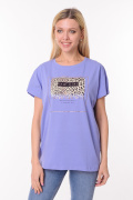 голубой фото Женская футболка 900685 купить в Одессе по оптовым ценам