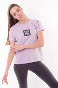 лиловый фото Женская футболка 900742 купить в Одессе по оптовым ценам