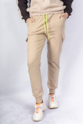 бежевый фото Женские спортивные штаны К9.0609 купить в Одессе по оптовым ценам