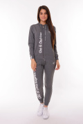 серый фото Женский спортивный костюм 900610-3 купить в Одессе по оптовым ценам