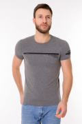 серый фото Мужская футболка 900724 купить в Одессе по оптовым ценам