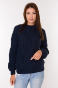 темно синий фото Женский свитер 4014 купить в Одессе по оптовым ценам