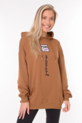 коричневый фото Женское худи 900581 купить в Одессе по оптовым ценам