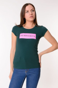зеленый фото Женская футболка K9.00728 купить в Одессе по оптовым ценам