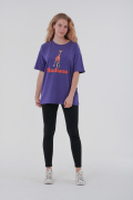 фиолетовый фото Женская футболка K9.00282 купить в Одессе по оптовым ценам