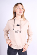 бежевый фото Женский свитшот 1019 купить в Одессе по оптовым ценам