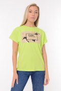 салатовый фото Женская футболка 900691 купить в Одессе по оптовым ценам