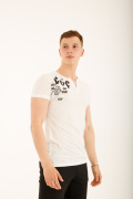белый фото Мужская футболка E9. 00321 купить в Одессе по оптовым ценам