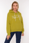 оливковый фото Женская толстовка K9.0369 купить в Одессе по оптовым ценам