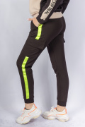 черный фото Женские спортивные штаны К9.0609 купить в Одессе по оптовым ценам