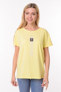 желтый фото Женская футболка 900699 купить в Одессе по оптовым ценам