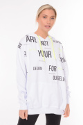 белый фото Женское худи 900583 купить в Одессе по оптовым ценам