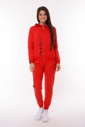 красный фото Женский спортивный костюм 900610-3 купить в Одессе по оптовым ценам