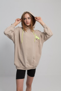 бежевый фото Женская толстовка K9.00588 купить в Одессе по оптовым ценам