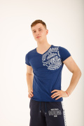 синий фото Мужская футболка E9. 00324 купить в Одессе по оптовым ценам