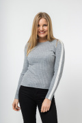 серый фото Женская кофта  1003 купить в Одессе по оптовым ценам