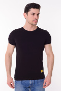 черный фото Мужская футболка 900719 купить в Одессе по оптовым ценам