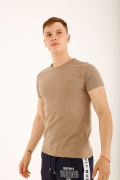 коричневый фото Мужская футболка E9. 00329 купить в Одессе по оптовым ценам