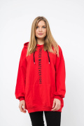 красный фото Женская толстовка K9.0640 купить в Одессе по оптовым ценам