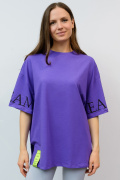 фиолетовый фото Женская футболка K9.00116 купить в Одессе по оптовым ценам