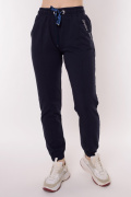 темно синий фото Женские спортивные штаны 900655 купить в Одессе по оптовым ценам