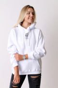 белый фото Женская толстовка K9.0453 купить в Одессе по оптовым ценам