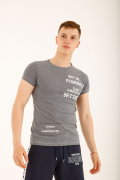 серый фото Мужская футболка E9. 00327 купить в Одессе по оптовым ценам
